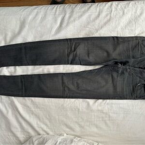 rag & bone silver gray Skinny Jeans. Fit 1